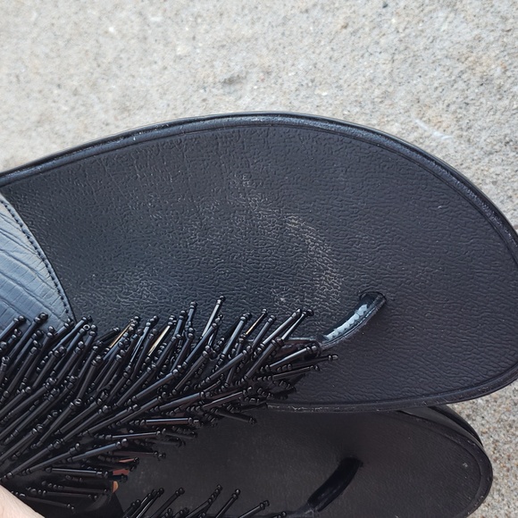 Fitflop Womens The Cha Cha Lighweight Sandals Size 8 Black Comfort - Picture 13 of 14